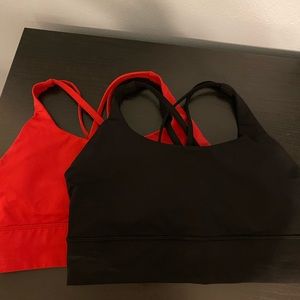 Bundle of lululemon energy bras
